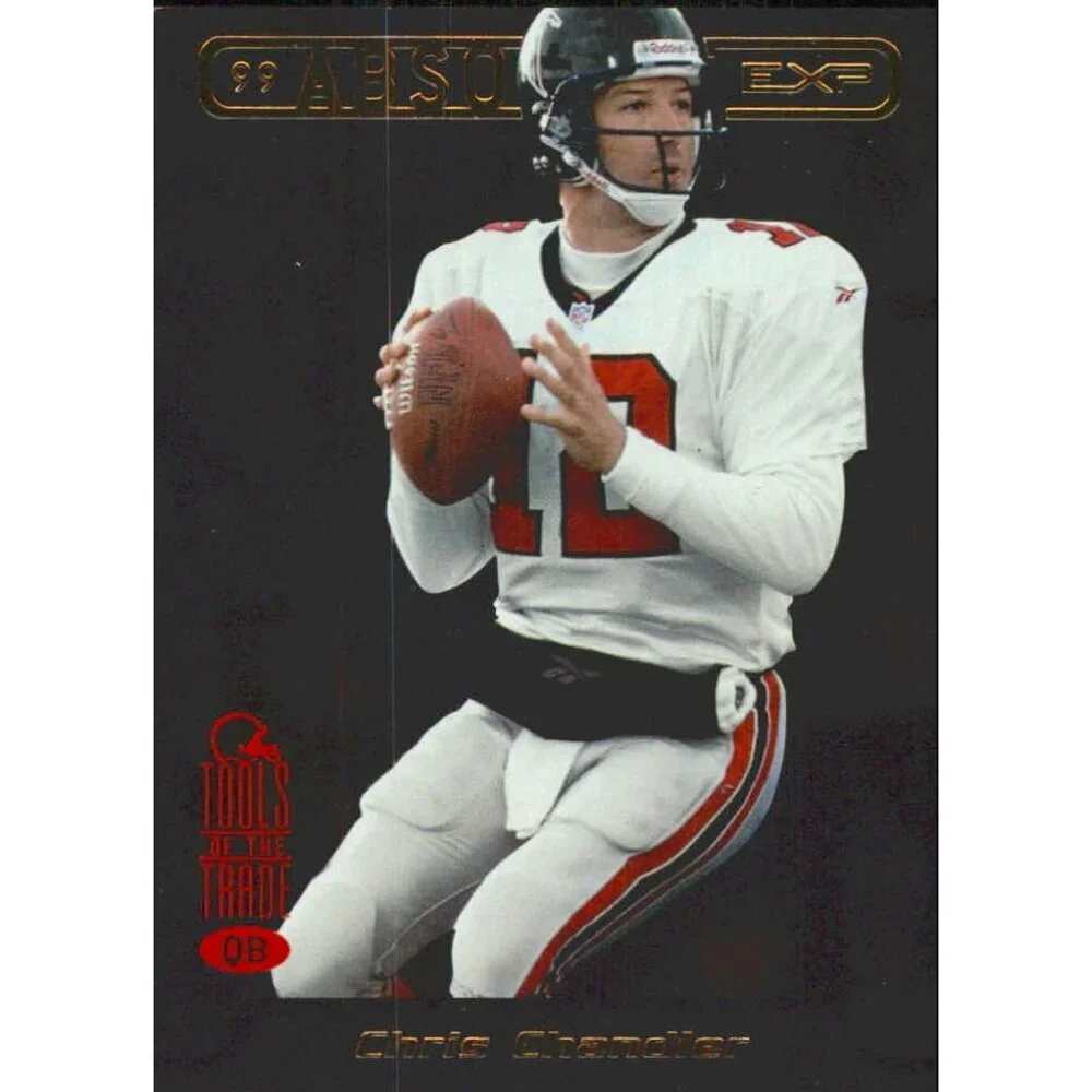 1999 Absolute EXP Tools of the Trade Atlanta Falcons Card #51 Chris Chandler